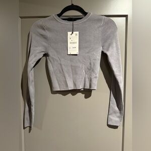 Long Sleeve Zara Crop Top